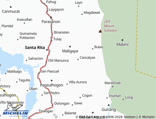 MICHELIN Cancaiyas map - ViaMichelin