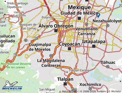 Mapa MICHELIN Guadalupe Inn - ViaMichelin