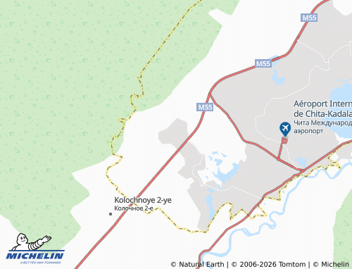 MICHELIN-Landkarte Zykovo - ViaMichelin
