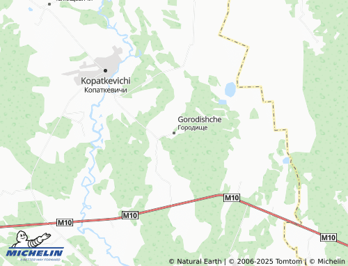 MICHELIN Gorodishche map - ViaMichelin
