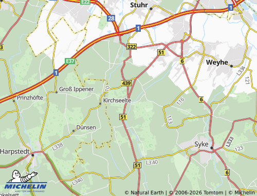 MICHELIN Fahrenhorst map - ViaMichelin