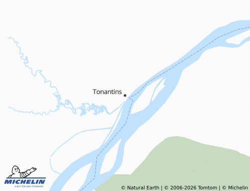 MICHELIN Tonantins map - ViaMichelin