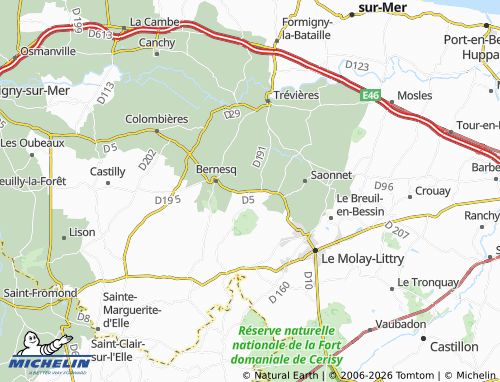 MICHELIN La Malicorne map - ViaMichelin