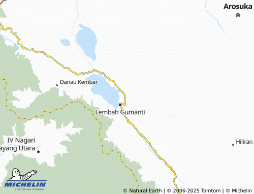 MICHELIN Alahan Panjang map - ViaMichelin