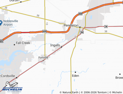 Mappa MICHELIN Ingalls - ViaMichelin