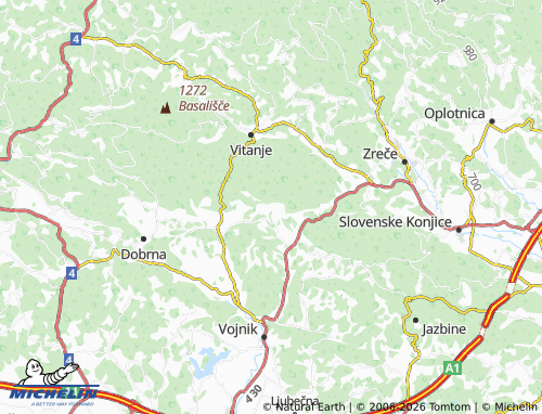 Mappa MICHELIN Lipa pri Frankolovem - ViaMichelin