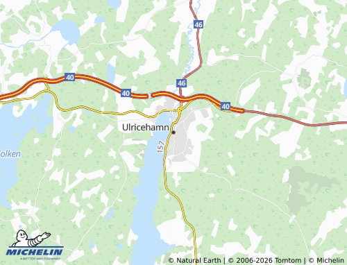 Carte MICHELIN Ulricehamn - ViaMichelin