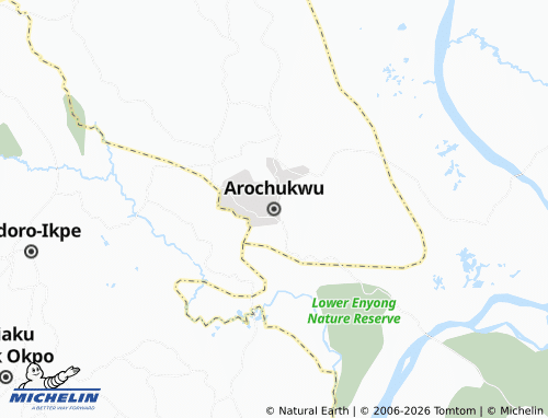 MICHELIN Arochukwu map - ViaMichelin