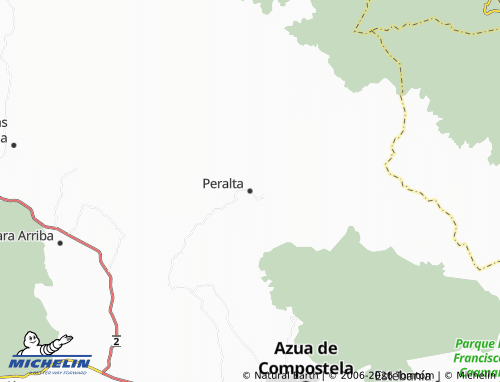 MICHELIN Peralta map - ViaMichelin