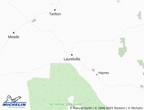 MICHELIN Laurelville map - ViaMichelin