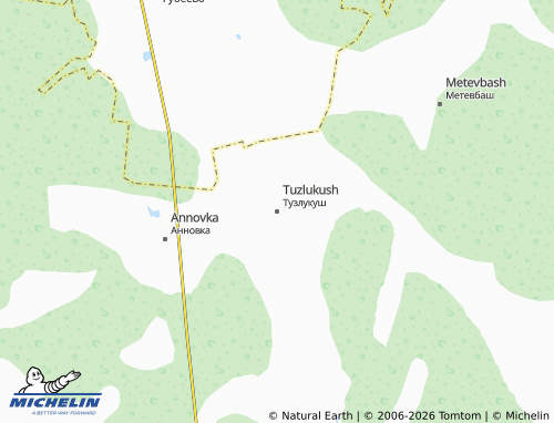 MICHELIN-Landkarte Tuzlukush - ViaMichelin