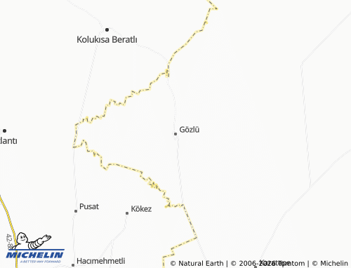 MICHELIN Gözlü map - ViaMichelin