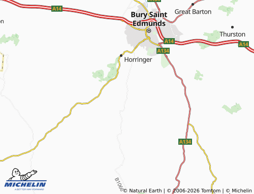 Mappa MICHELIN Whepstead - ViaMichelin
