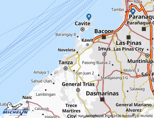 MICHELIN Bacao 2 map - ViaMichelin