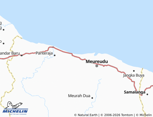 MICHELIN Trienggadeng map - ViaMichelin