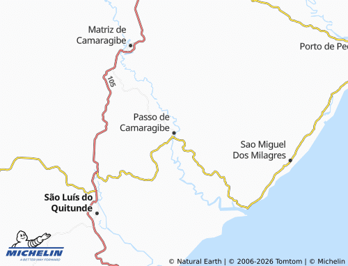 Mapa MICHELIN Passo de Camaragibe - ViaMichelin