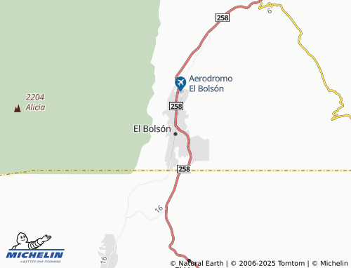 MICHELIN El Bolsón map - ViaMichelin