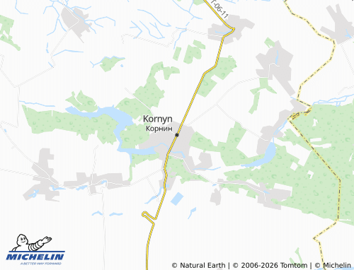 Mappa MICHELIN Kornyn - ViaMichelin