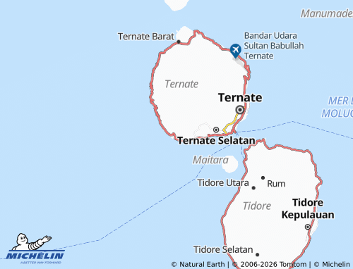 MICHELIN Jambula map - ViaMichelin