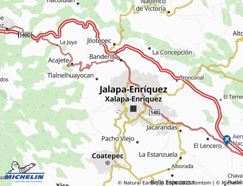 MICHELIN-Landkarte Fovissste - ViaMichelin
