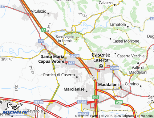 Carte MICHELIN San Prisco - ViaMichelin