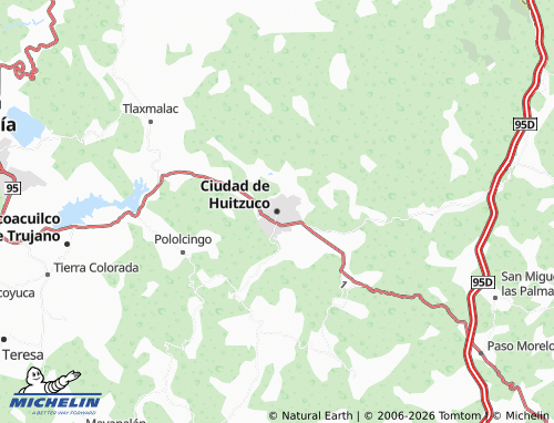 MICHELIN Ciudad de Huitzuco map - ViaMichelin