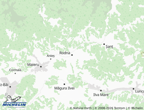 Mappa MICHELIN Rodna - ViaMichelin