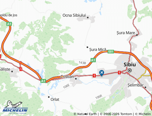 MICHELIN Rusciori map - ViaMichelin