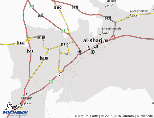 MICHELIN-Landkarte al-'Azeeziyyah - ViaMichelin