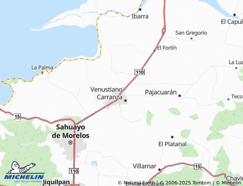 MICHELIN El Arco map - ViaMichelin