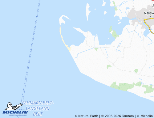 MICHELIN Vesternæs Strand map - ViaMichelin