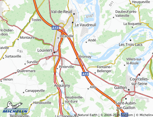Mappa MICHELIN Vironvay - ViaMichelin