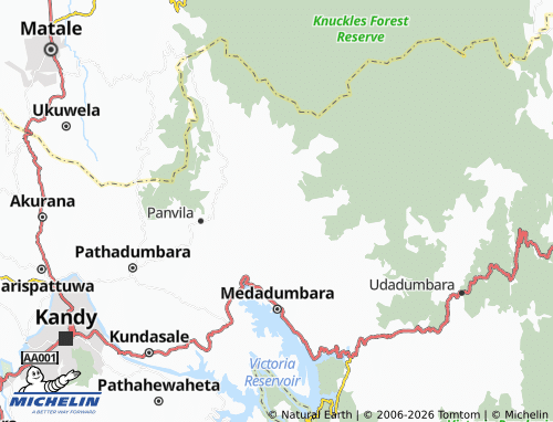 MICHELIN Nagolla map - ViaMichelin