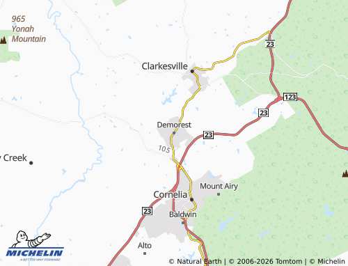 Mappa MICHELIN Demorest - ViaMichelin