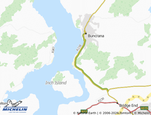 Mappa MICHELIN Lisfannan - ViaMichelin