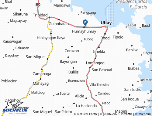MICHELIN Hambabauran map - ViaMichelin
