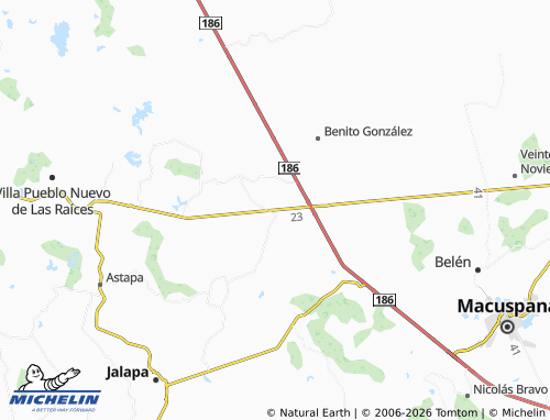 Mappa MICHELIN Aquiles Serdán Primera Sección, Barrial - ViaMichelin