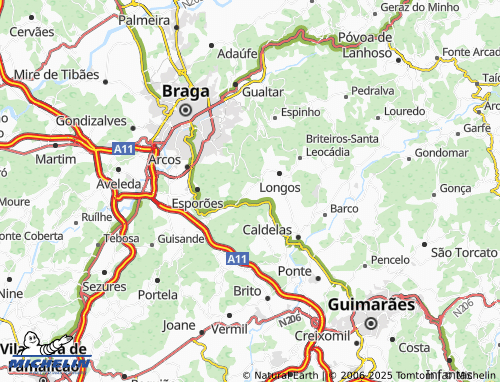 MICHELIN Balazar map - ViaMichelin