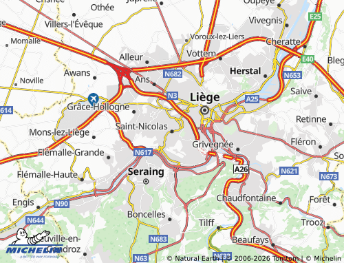 Mappa MICHELIN Saint-Nicolas - ViaMichelin