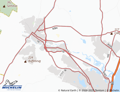 Kaart MICHELIN Retief - ViaMichelin