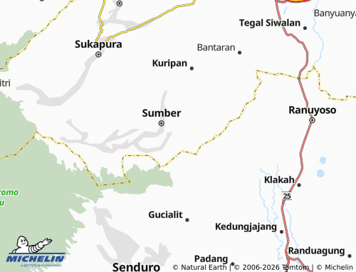 MICHELIN Cepoko map - ViaMichelin