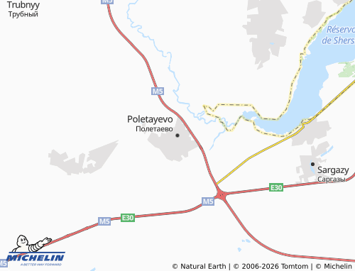 MICHELIN-Landkarte Poletayevo - ViaMichelin