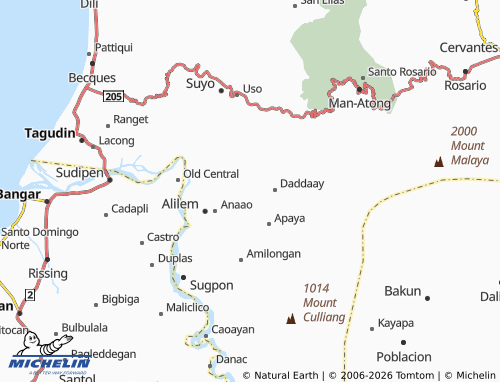MICHELIN Batbato map - ViaMichelin