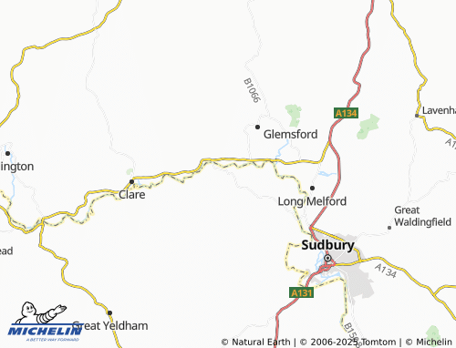 MICHELIN Penflow Street map - ViaMichelin