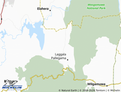 MICHELIN Dasgiriya map - ViaMichelin