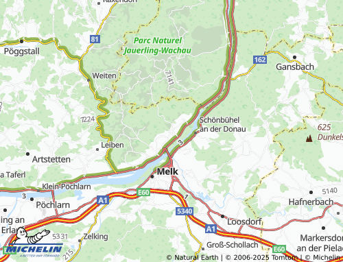 MICHELIN Gossam map - ViaMichelin