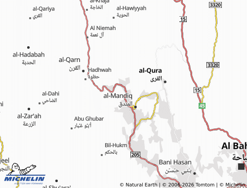 Carte MICHELIN al-Wahah - ViaMichelin