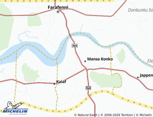 Mappa MICHELIN Pakali Nding - ViaMichelin
