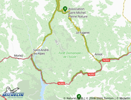 MICHELIN Allons map - ViaMichelin