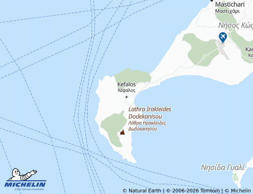 Carte MICHELIN Kefalos - ViaMichelin